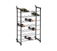 CANTINETTA SCAFFALE PORTABOTTIGLIE BOTTIGLIE VINO FERRO PLASTIFICATO 35 POSTI