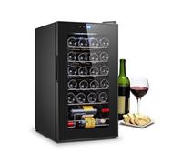 Cantinetta Vino Refrigerata Silenziosa con Display Led Touch e Mensole Cromate