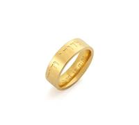 Canto di Salomone Il Mio Amato è Mio Anello per Uomini Donne Acciaio Inossidabile Cabala Ebraica Anello a Fascia di Preghiera Amuleto Religioso Gioielli (oro, 10)