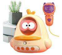 Canto Karaoke bambini, microfono musicale karaoke, divertente apprendimento viaggio amichevole regalo pronto materiali sicuri crescita cognitiva riconoscimento del colore, microfono musicale karaoke