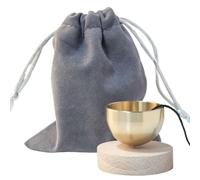 Canto | supporto in legno con campanelli | canto bilanciamento dei chakra, per rilassamento yoga piena coscienza canto studio viaggio soggiorno tavolo casa donna uomo
