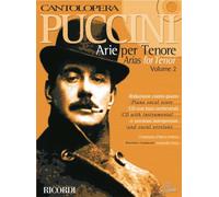 Cantolopera: Puccini Arie Per Tenore 2 Per Voce E Pianoforte Piano Vocal Score and CD with instrumental and vocal versions +CD