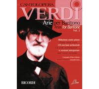 Cantolopera: Verdi Arie per Baritono 2 Piano Vocal Score and CD with instrumental and vocal versions +CD