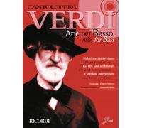 Cantolopera: Verdi Arie Per Basso Per Voce E Pianoforte Piano Vocal Score and CD with instrumental and vocal versions +CD