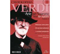 Cantolopera: Verdi Arie Per Soprano 2 Per Voce E Pianoforte Piano Vocal Score and CD with instrumental and vocal versions +CD