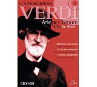 Cantolopera: Verdi Arie Per Tenore 1 Per Voce E Pianoforte Piano Vocal Score and CD with instrumental and vocal versions +CD