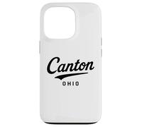 Canton Ohio Hall of Fame City Stark County Football Baseball Custodia per iPhone 13 Pro