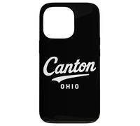 Canton Ohio Hall of Fame City Stark County Football Baseball Custodia per iPhone 13 Pro