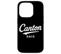 Canton Ohio Hall of Fame City Stark County Football Baseball Custodia per iPhone 14 Pro