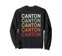 Canton Texas Canton TX Retro Vintage Text Felpa