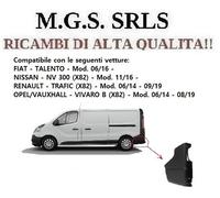 OPEL VIVARO B X82 (06/14-09/19)FANALE POSTERIORE SINISTRO SENZA PORTA LAMPADA