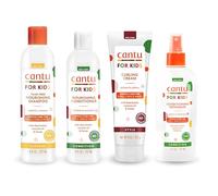Cantu Care For Kids, cura delicata per capelli testurizzati, shampoo, balsamo, districante e crema modellante (confezione da 4)