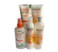 Cantu Care Set Shampoo+Crema Capelli+Districante+Curling Cream, 5 pz