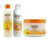 Cantu Cura per Bambini Gentle Care per Ruvido Capelli Shampoo+Balsamo+Balsamo senza Risciacquo Set di 3