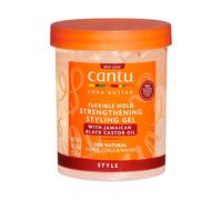 Cantu Shea Butter Maximum Hold Strengthening Styling Gel con Jamaican Black Castor Oil 18.5 oz