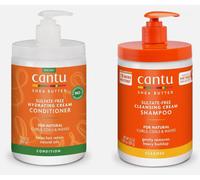 Cantu senza Solfati Idratante Crema Shampoo & Balsamo Misura 709g Venditore UK