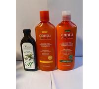 Cantu senza Solfati Shampoo Idratante Balsamo & Tea Tree Oil Set Di 3
