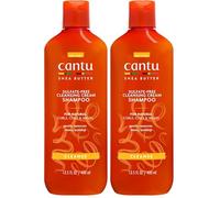 Cantu - Shampoo idratante al burro di karité - shampoo senza solfati per ricci e capelli testurizzati - 1 confezione (1 x 400 ml), la confezione può variare (Confezione da 2)