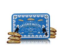 Cantucci alle Mandorle in Biscottiera di Latta Decorata, Biscotti di Prato Classici in Confezione Regalo da 300g