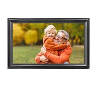 Canupdog Cornice digitale da 16 pollici, WiFi digitale con touchscreen IPS 1920x1080, memoria 32 GB, rotazione automatica, montaggio a parete, facile installazione,
