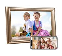 Canupdog Cornice digitale WiFi da 10,1 pollici IPS HD Cloud Smart Digital Photo Frame, 16 GB di memoria, montaggio a parete, rotazione automatica, condividi foto tramite app, invia foto da qualsiasi
