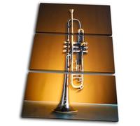 Canvas Art Picture Print Decorative Photo Brass Band Trumpet Musical Instrument