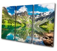 Canvas Art Picture Print Photo Mountain Lake Nature Natural Rocks beautiful