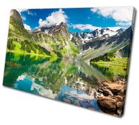 Canvas Art Picture Print Photo Mountain Lake Nature Natural Rocks beautiful