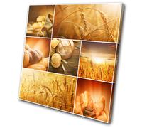 Canvas Art Picture Print Photo Wall Hay Kitchen Field Food Harvest Bread Baking