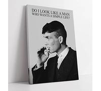 Canvas ArtShop - Stampa artistica da parete con citazione di Thomas Shelby, 20 x 30 cm