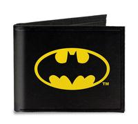 Canvas Bi-Fold Wallet Batman Black/Yellow