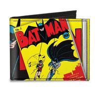 Canvas Bi-Fold Wallet Classic BATMAN Issue #1 Robin & Batman/Logo CLOSE-UP Cover