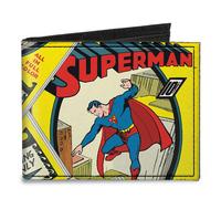 Canvas Bi-Fold Wallet Classic SUPERMAN #1 Flying Cover Pose