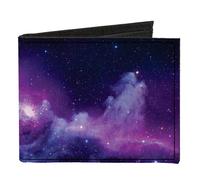 Canvas Bi-Fold Wallet Galaxy Purple/Pinks