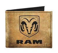 Canvas Bi-Fold Wallet RAM Logo + GUTS-GLORY/Pistons Weathered/Black
