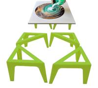 Canvas Corner Stands, Paint Pouring Holders, Non-Slip Support Base, Durable 4pcs Bracket Set, Acrylic Art Tool, Ideal for Beginners, Kids, Self Made Painting, Drawing Boards