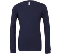 Canvas Maglia Unisex Maniche Lunghe In Cotone T-Shirt Girocollo Regular