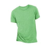 Canvas - Maglietta Triblend Girocollo Tinta Unita - Uomo (M) (Verde Erba)