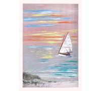 Canvas stampato Dipinto Tramonto 60x90 cm