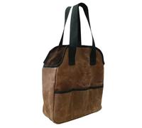 Canvas Tool Bag - 16 oz Waxed Canvas Gardening Tote, 12 x 5 x 14 pollici Heavy-Duty Canvass Tool Bag | Heavy Duty Tools Bags For Florist Workshop Men Dad Truck Car Motorcycle Project Wrench Carpentry