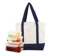 Canvas Tote Bag, Colorful Shoulder Carryall, Foldable Travel Organizer, Reusable Grocery Holder, Large Handbag, Ideal for School, Work, Shopping, Beach, Kids, Adults, Daily Use