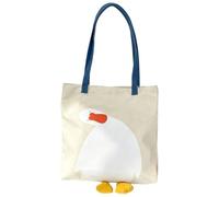 Canvas Tote Bags - 37x37cm Reusable Large Capacity Purse with Handles