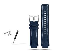 Canvas Watchband Men Adapt for Timex Cussola T2N720 T2N721 T2N739 Nylon Watch Band 24x16mm (colore: chiusura dorata da 10 mm, dimensione: 24-16mm)