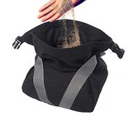Canvas Workout Sandbag Tear Resistant Ergonomic Handle 12oz Weightlifting Bag Fitness Exercise Black