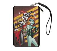 Canvas Zipper Wallet LARGE Harley & Ivy Issue #1 Laughing/Mad Stripe Cover Pose