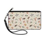 Canvas Zipper Wallet LARGE Harry Potter Charming Friends Collage Beige