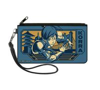Canvas Zipper Wallet LARGE The Legend of Korra Avatar KORRA Bridge Pose and Text