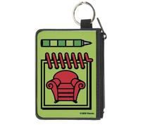 Canvas Zipper Wallet MINI X-SMALL Blue's Clues Steve's Handy Dandy Notebook Thin