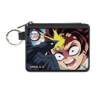 Canvas Zipper Wallet - Mini X-Small - Demon Slayer Tanjiro Kamado C... ACC NUOVO