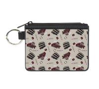 Canvas Zipper Wallet MINI X-SMALL Harry Potter Hogwarts Express Knight Bus Colla